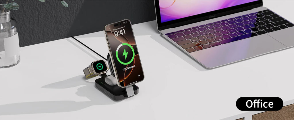 3-in-1 Magnetic Wireless Charging Station