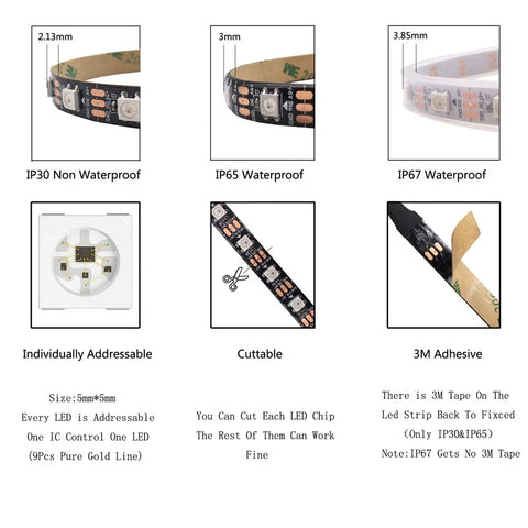 ChromaPixel WS2812B Smart LED Strip
