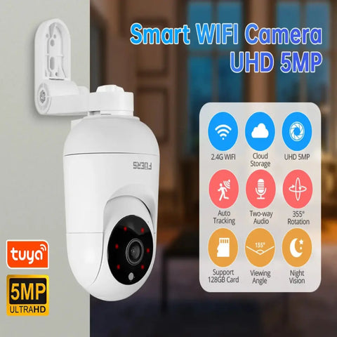 4K AI Security Camera – Smart Home Protection 8MP Clarity