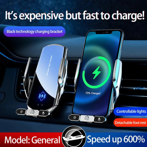 Magnetic Wireless Car Charger – Fast 15W Hands-Free Mount