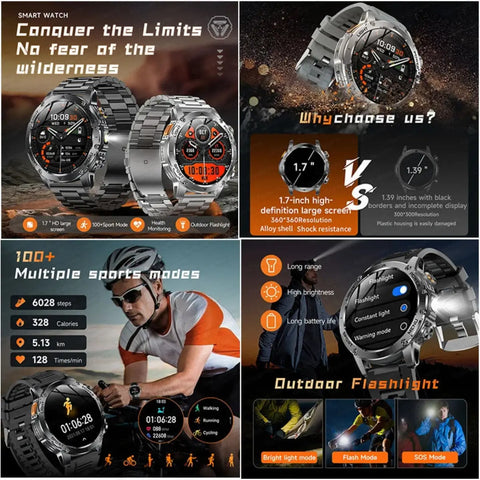 T-Rex 3 Military Smartwatch – Rugged GPS Fitness Watch