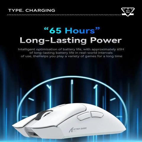 Attack Shark R1 Gaming Mouse – Ultra Light Wireless Precision  Mouse
