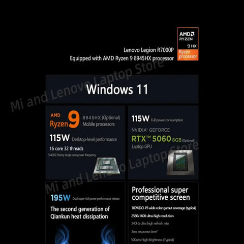 Lenovo Legion R7000P 2025 – RTX Gaming Power Laptop