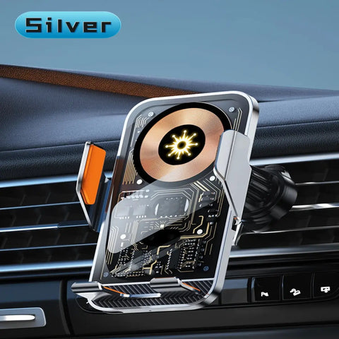 Hands-Free Wireless Car Mount – Fast Charge & Safe Driving