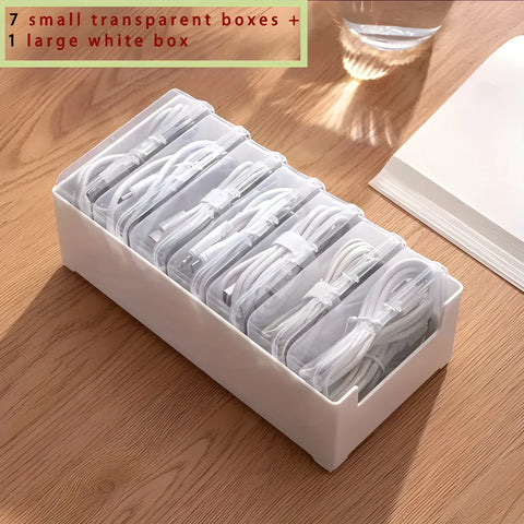 Cable Organizer Box – Tangle-Free Desk Storage Solution