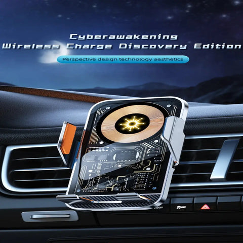 Hands-Free Wireless Car Mount – Fast Charge & Safe Driving