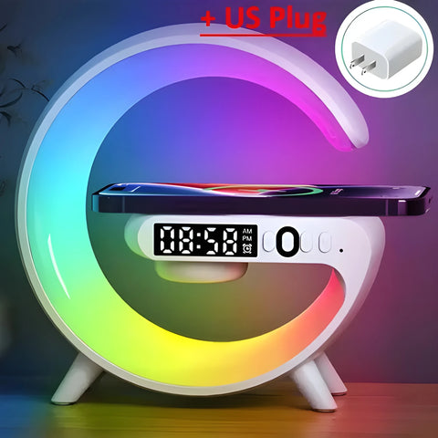 5-in-1 Wireless Charger Dock – 15W Fast Smart Hub