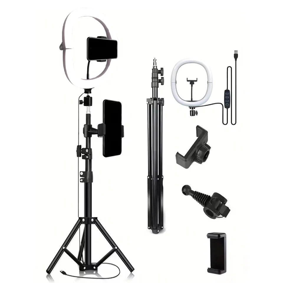 Compact Foldable LED Ring Light