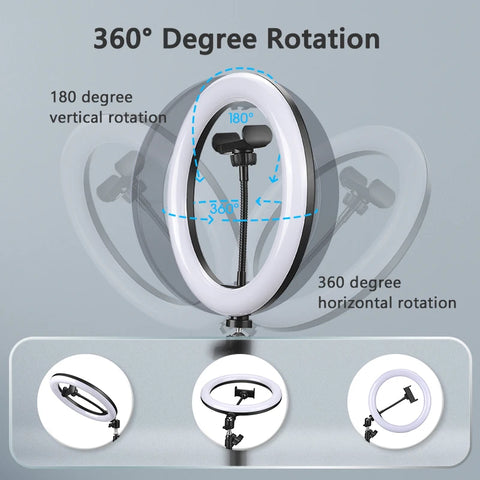 Pro Vlog Creator Ring Light