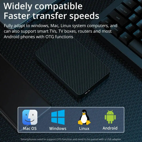 1TB External Hard Drive – Fast Portable Storage for Gaming