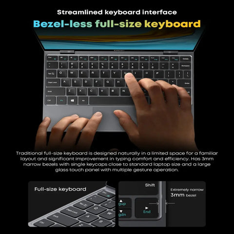 CHUWI MiniBook X 2-in-1 – Ultra Portable Touch Laptop