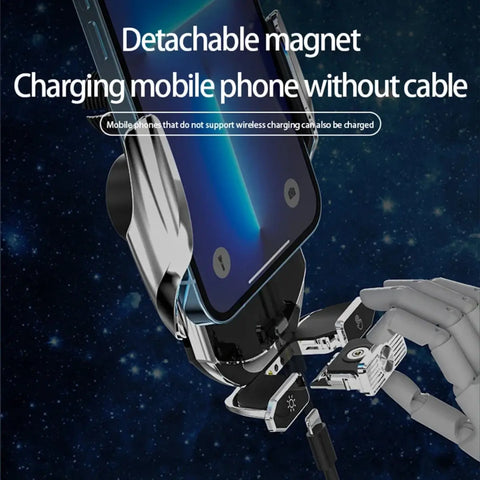 Magnetic Wireless Car Charger – Fast 15W Hands-Free Mount