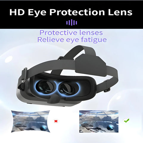 VR Headset – Immersive Gaming & 360° Metaverse Experience