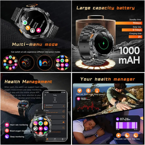 T-Rex 3 Military Smartwatch – Rugged GPS Fitness Watch