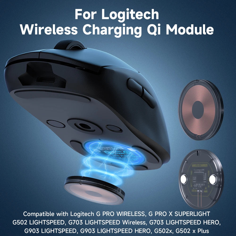 Qi Wireless Mouse Charging