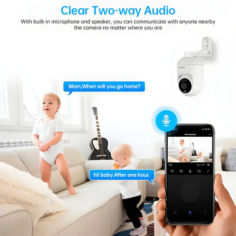4K AI Security Camera – Smart Home Protection 8MP Clarity