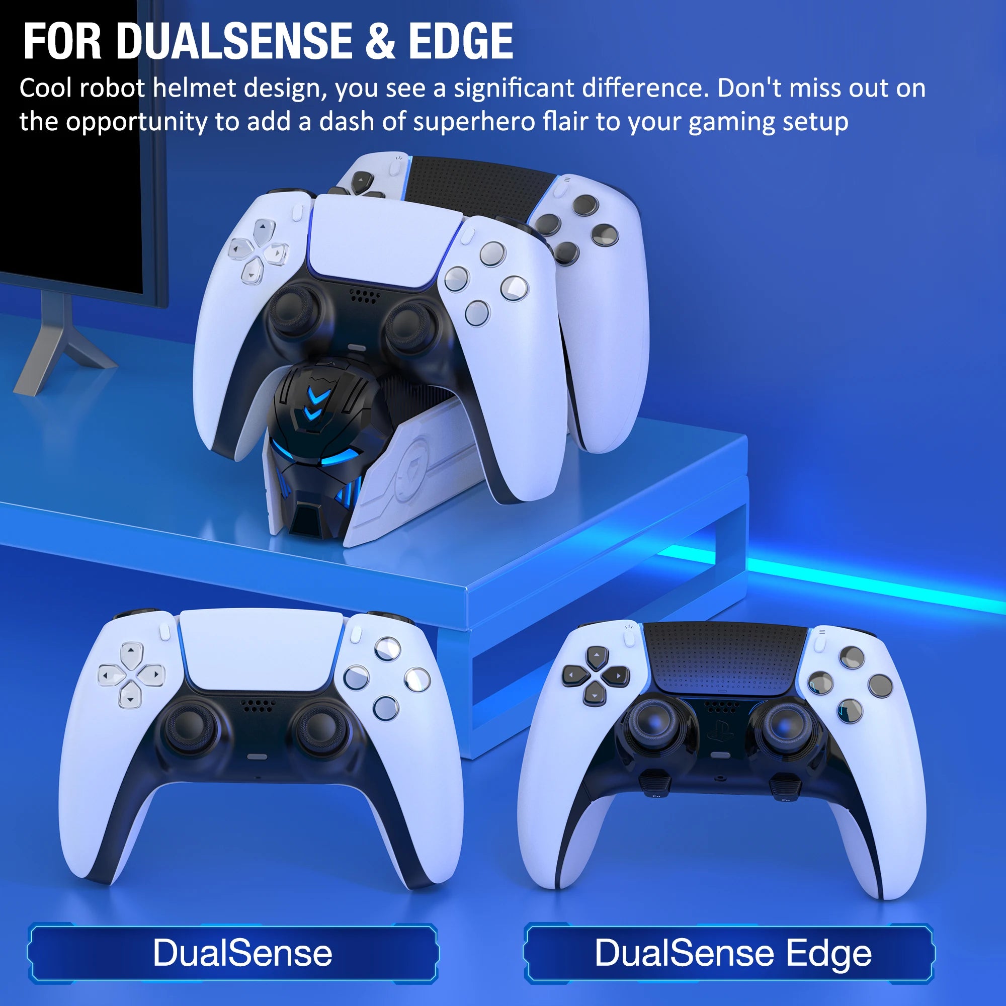 DinoFire PS5 Dual Charger