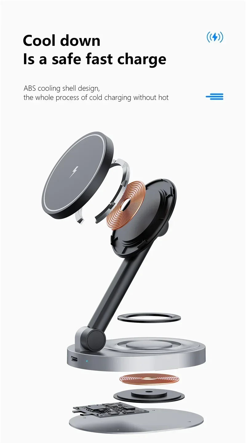 3-in-1 Magnetic Wireless Charging Station