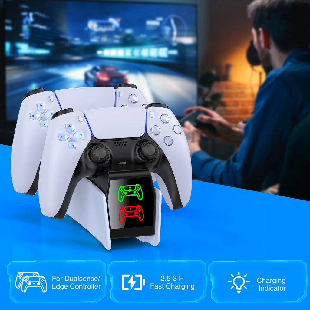 DinoFire PS5 Dual Charger