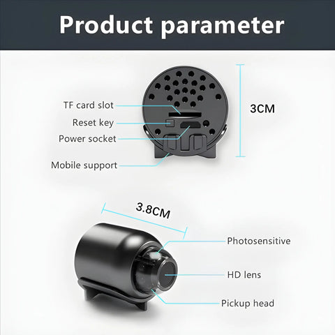 Mini Stealth WiFi Camera – 1080P Hidden Security Cam