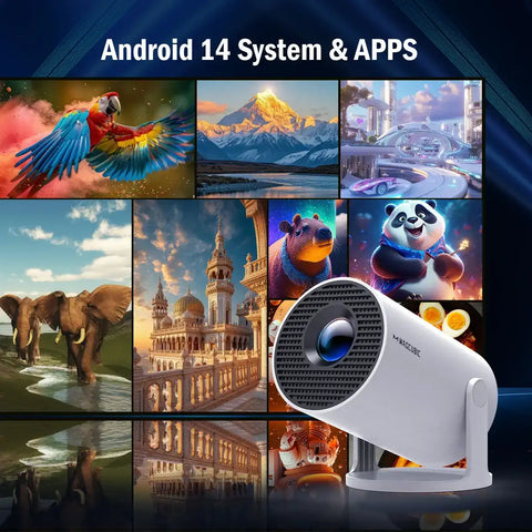 MAGCUBIC HY300 Pro Projector – Portable 8K Smart Cinema