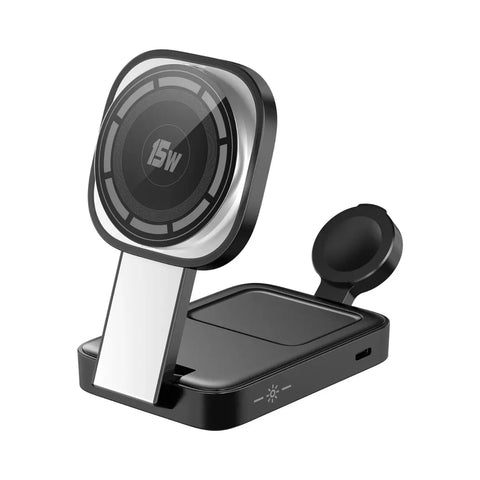3-in-1 Magnetic Charger — Phone, Watch, AirPods Charging Stand