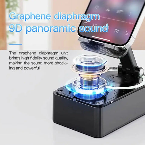 Portable Bluetooth Speaker with Backup Battery – Desk Hub