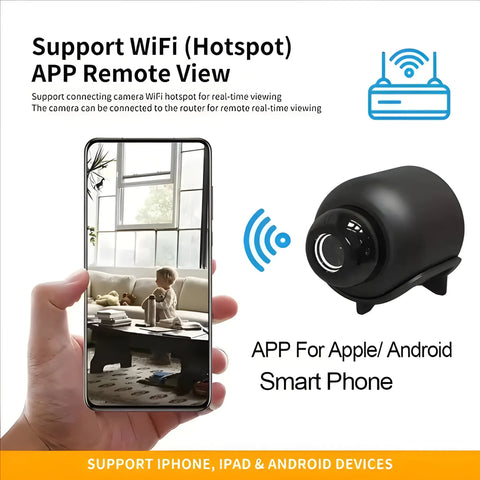 Mini Stealth WiFi Camera – 1080P Hidden Security Cam