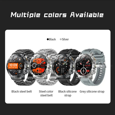 Flttoln Smartwatch – 1000mAh Battery Fitness Watch