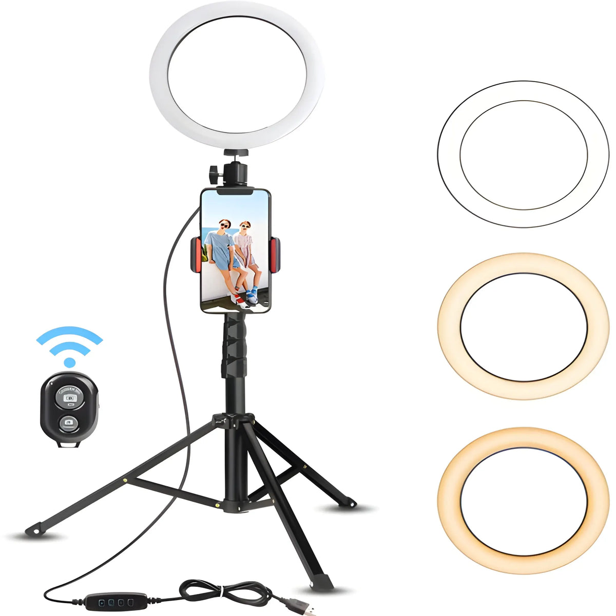 Beauty Ring Light – Adjustable Glow for Perfect Selfies