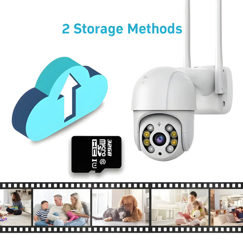 4K Security Camera – AI Home Protection & Night Vision