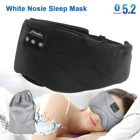 Bluetooth Sleep Mask with White Noise – Deep Sleep