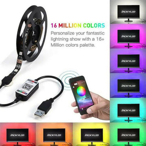 Smart RGB LED Strip – App Control Mood Lighting