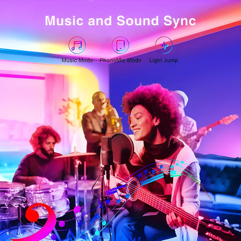 RGB LED Strip Lights – Smart App Control Room Lighting