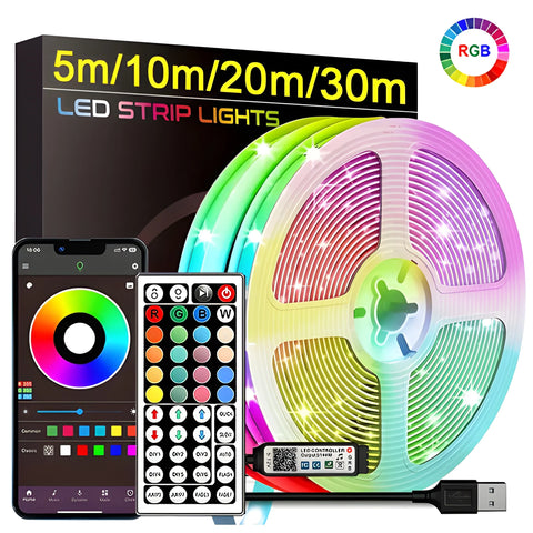 RGB LED Strip Lights – Smart App Control Room Lighting