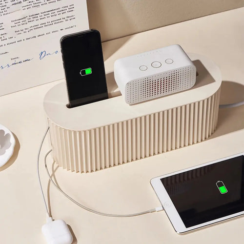 Cable Management Box – ZenSpace Desk Organizer & Cover