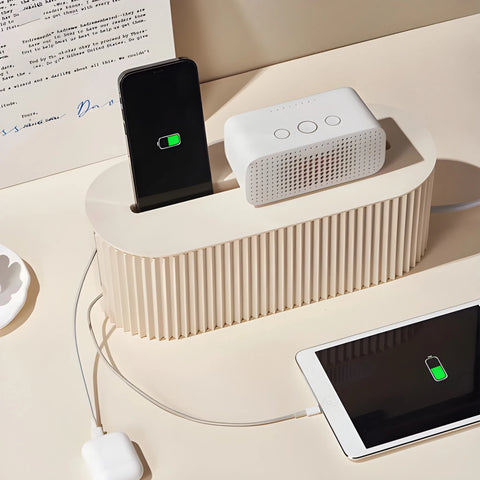 Cable Management Box – ZenSpace Desk Organizer & Cover