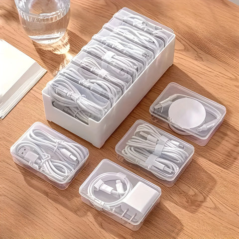 Cable Organizer Box – Tangle-Free Desk Storage Solution
