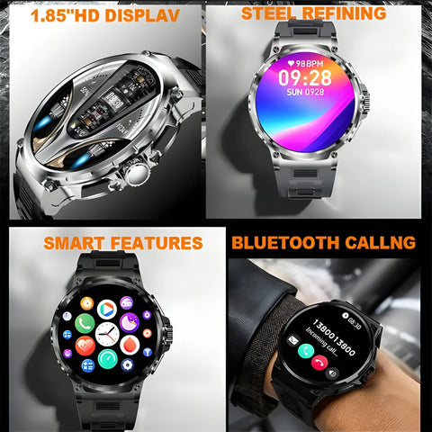 ChiBear GPS Smartwatch – AMOLED Fitness Call Watch 2026