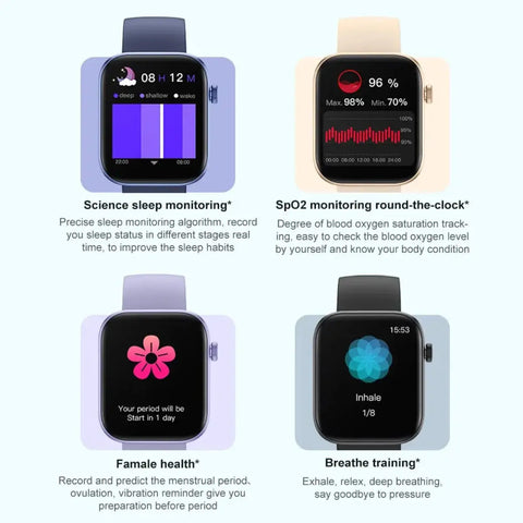 COLMI P71 smartwatch showcasing customizable watch faces and smart alerts to personalize the on-wrist daily experience.