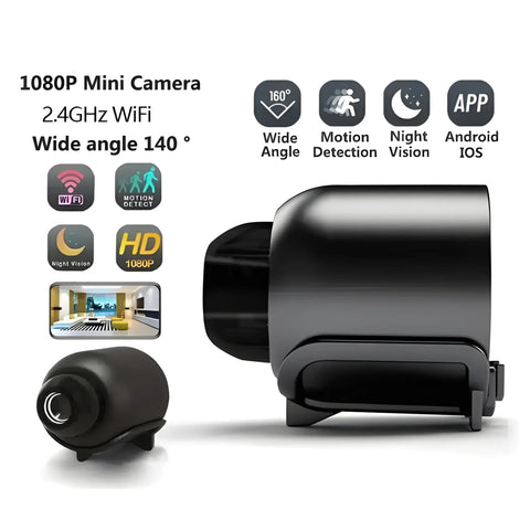 Mini Stealth WiFi Camera – 1080P Hidden Security Cam