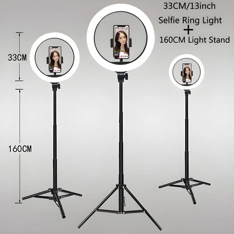 Dimmable Ring Light – Selfie Light for YouTube & TikTok