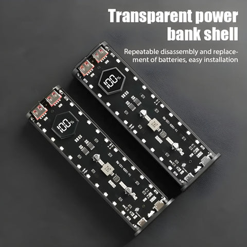 Transparent Power Bank Fast Charging – Swap & Go Power