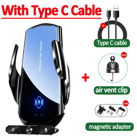 Magnetic Wireless Car Charger – Fast 15W Hands-Free Mount