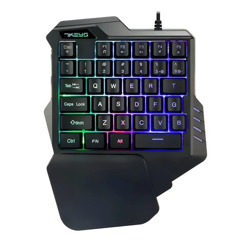 One-Handed RGB Gaming Keypad – Compact Pro Gaming Control