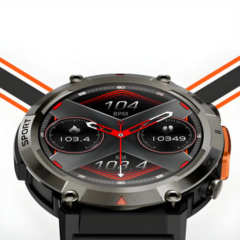 Outdoor Smartwatch – Rugged Fitness & Call Alert Watch