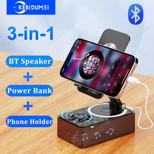 Portable Bluetooth Speaker with Backup Battery – Desk Hub