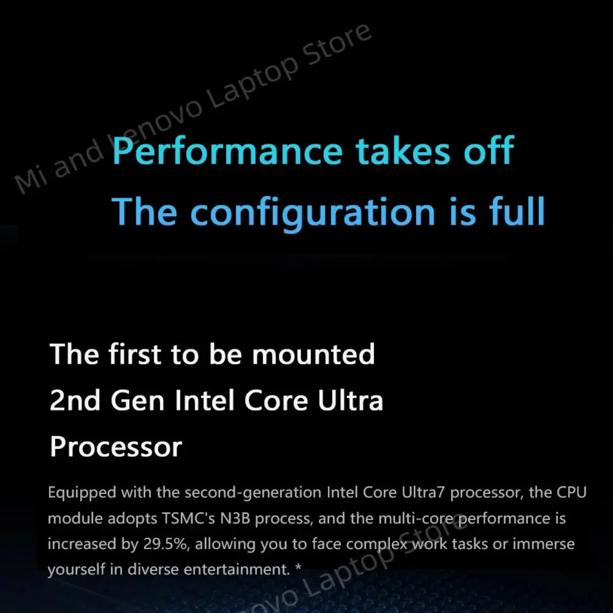  REDMI Book Pro 16 performance overview showing Intel Core Ultra components engineered for editing, coding, and multitasking.