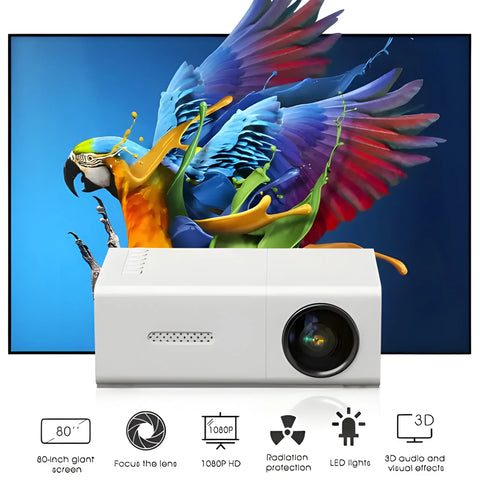 M100 Mini Projector – Portable Home Cinema 120” Display
