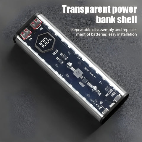 Transparent Power Bank Fast Charging – Swap & Go Power